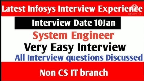 Infosys interview for Non IT Branch