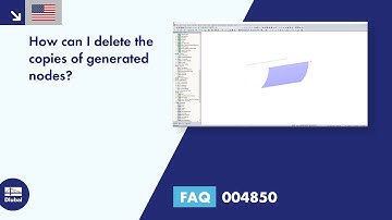 FAQ 004850 | How can I delete the copies of generated nodes?