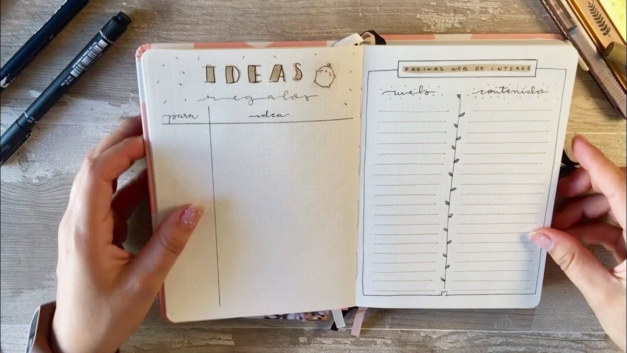 Edición bullet journal, listas + control semana de actividad física. scrapbook paper
