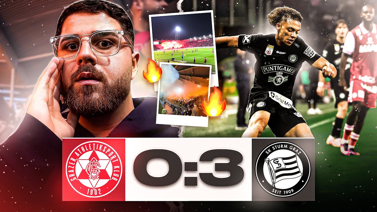 STURM GRAZ vs. GAK STADIONVLOG🔥 ⚽️ ÖSTERREICHS KRASSESTES DERBY😱😱