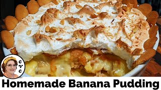 Homemade Banana Pudding  Old Fashioned Recipes