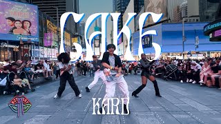 Kpop In Public Nyc Times Square Kard 카드 - Cake Dance Cover By Not Shy Dance Crew