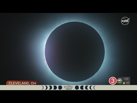 Solar eclipse in Northeast Ohio: Cleveland experiences totality