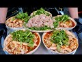 ”내장폭탄! 얼큰한 알탕과 칼국수 조합?“ 매운 칼국수 끝판왕 (알곤이 칼국수, 고기국수) Spicy Fish Roe Noodles, korean street food