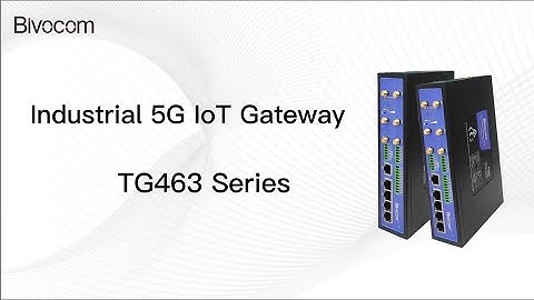 Bivocom Industrial 5G IoT Gateway TG463