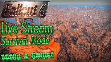 Fallout 4 Live Stream Survival Mode, Part 8: Raiders at Corvega in Lexington! (in 1440p / 60fps)