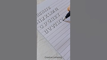 Shadow Lettering/ Creative Lettering part 4 #shorts #handwriting