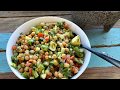 Ensalada con garbanzos ( Ensalada Fresca )