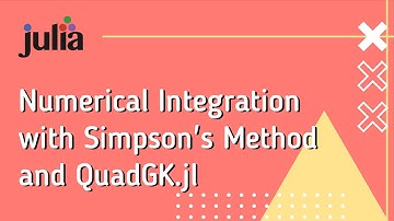 Julia: Numerical Integration with Simpson
