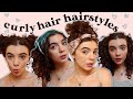 *easy* curly hairstyles :) cute hairstyles for curly and wavy hair