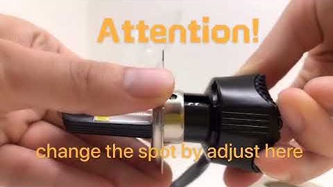 how to install led motorcycle headlight?