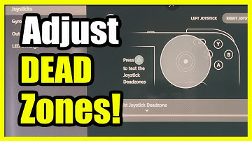 How to Adjust the Deadzone & Stick Drift on Controller for STEAM PC (Settings Tutorial)