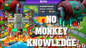 Bloonarius Elite Tutorial - No Monkey Knowledge, No RNG, Safe & Easy - Downstream (BTD6)