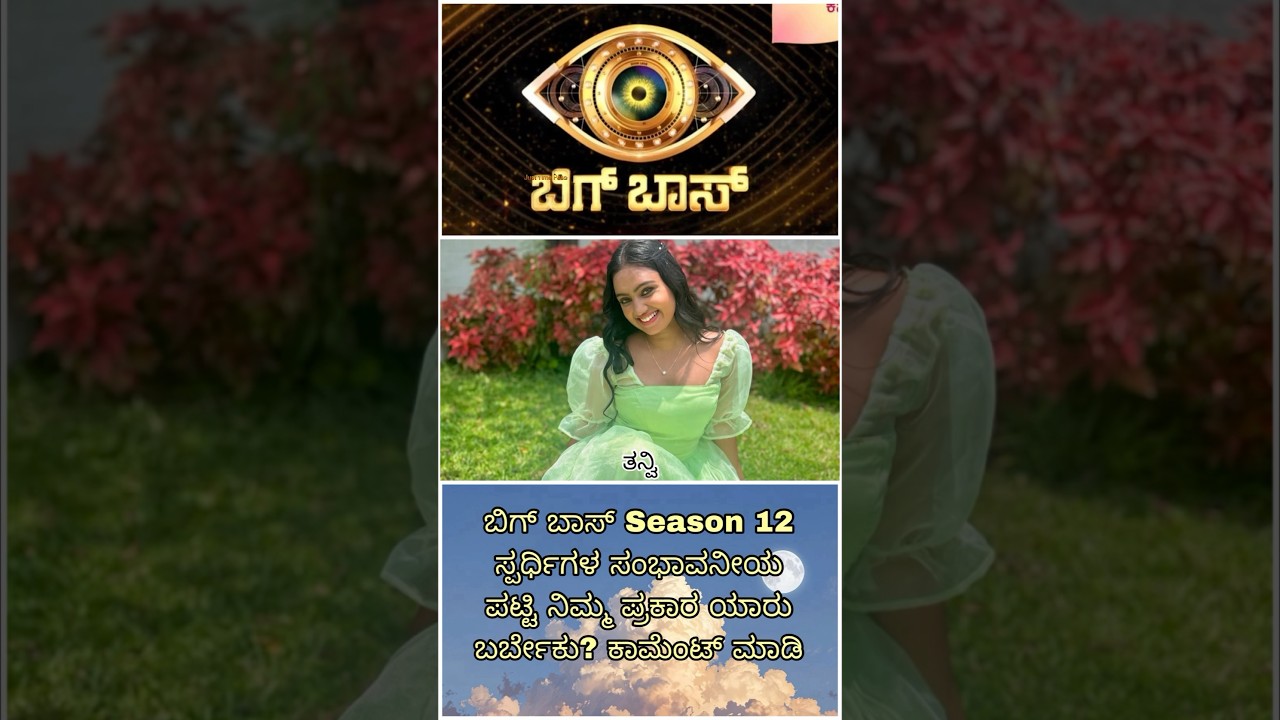Bigg Boss Kannada Season 12 contestant list | 