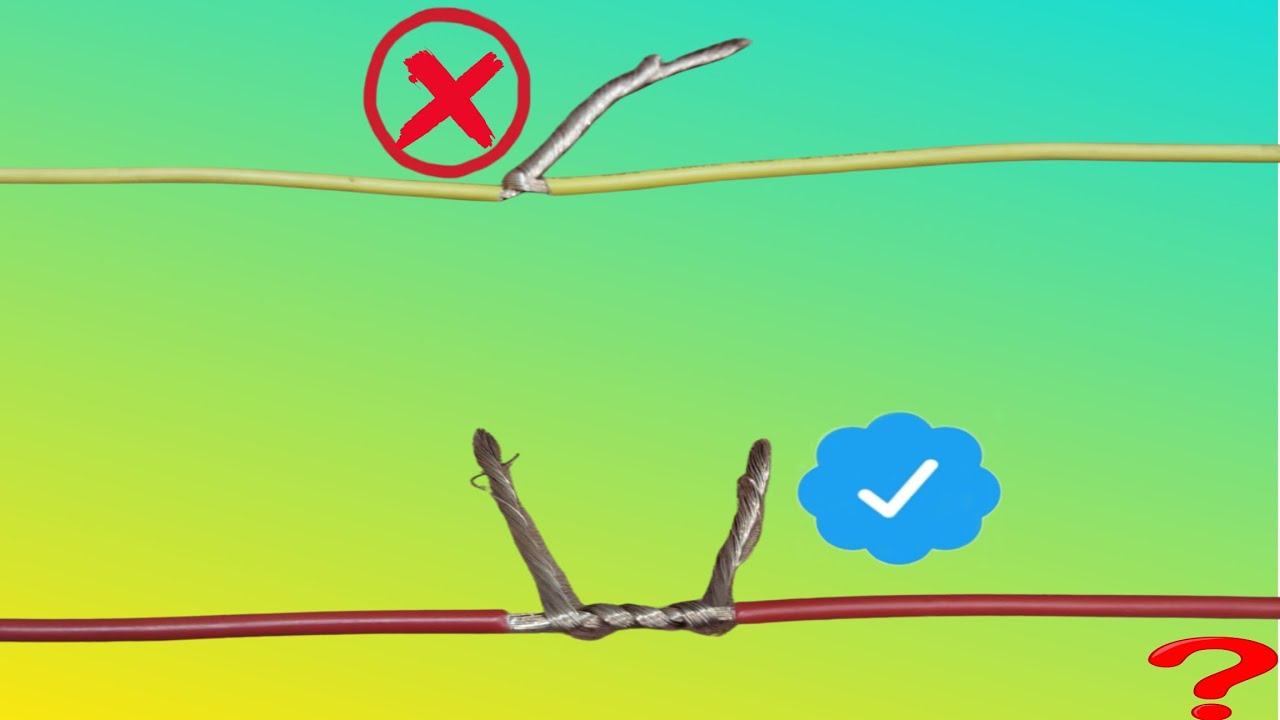 Awesome Idea! How to Twist Electric Wire Together | Properly Joint Electrical Wire | Part 1