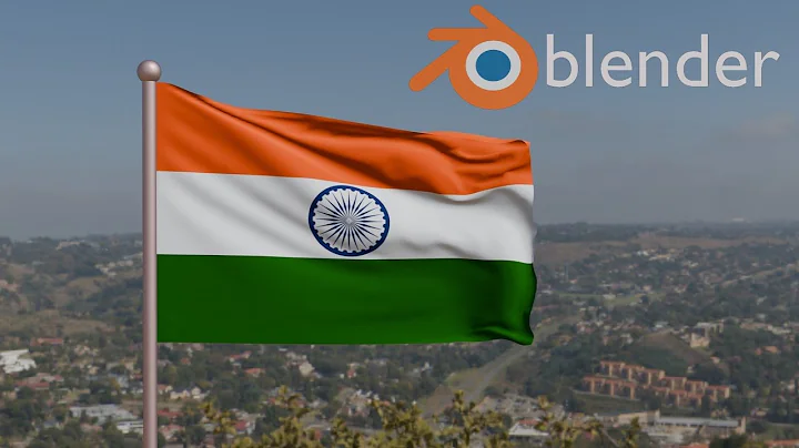 India's national flag (Tiranga) with animation | Indian flag | Blender | Neeraj Kumar |