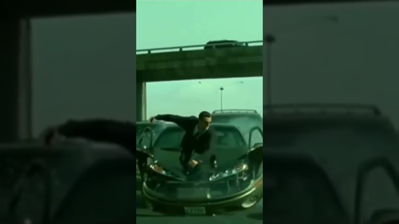 The Matrix Reloaded | Agent DESTROYS Car 