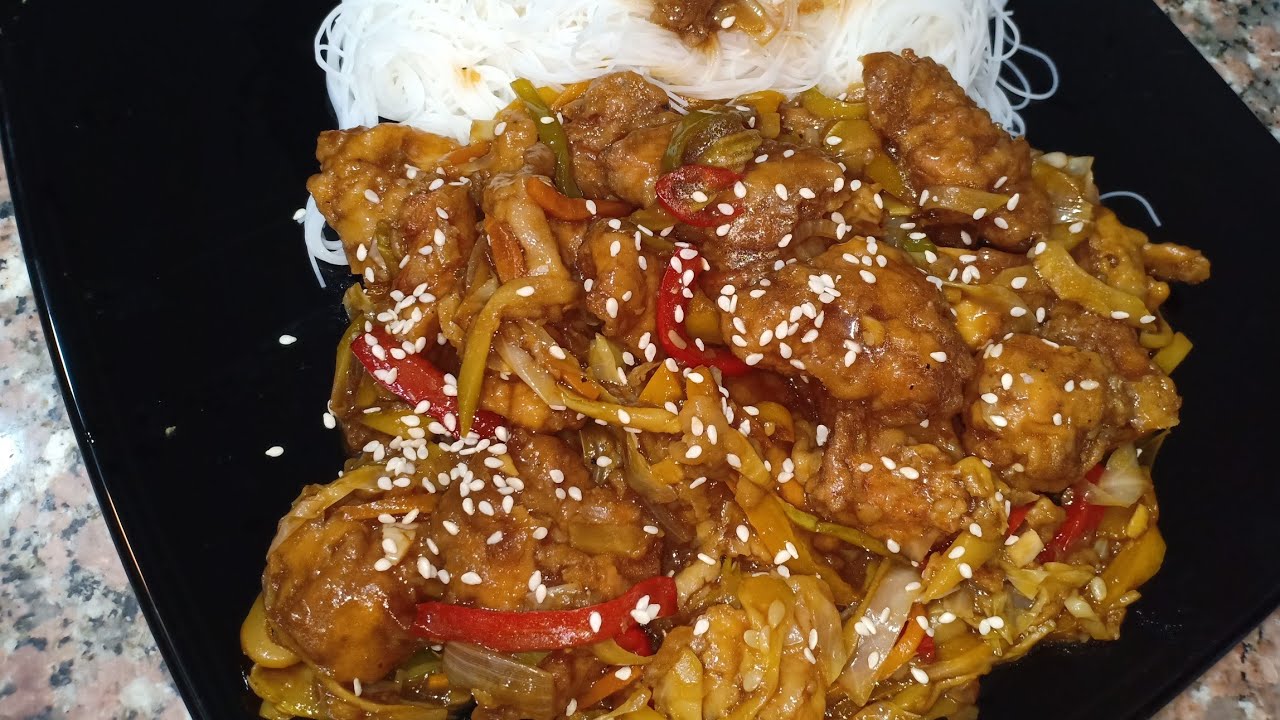 الفراخ علي الطريقه الصينيه باسهل طريقه مع صدفه جاد