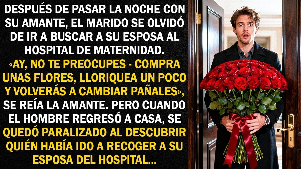 Después de pasar la noche con su amante, el marido se olvidó de ir a buscar a su esposa al...