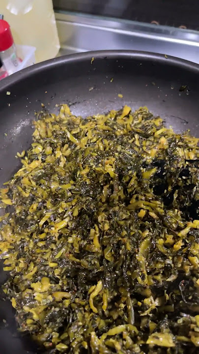 Making Japanese Karashi #takana #masarapnaulam