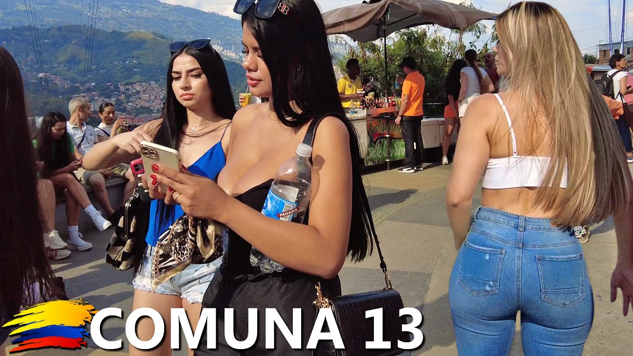 Medellín Colombia Walking Tour - Comuna 13 🇨🇴 4K🔥