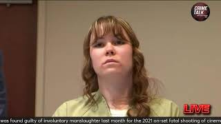 WATCH LIVE: RUST Movie Armorer Hannah Gutierrez Reed Sentencing