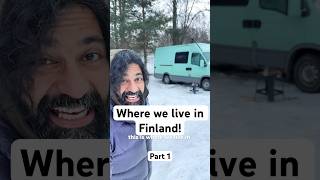 We live in Van with wood stove in Finland!  Reality of Van life 🤩 / Part 1