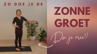 Uitleg zonnegroet A Vinyasa stijl | Yoga met Ageeth