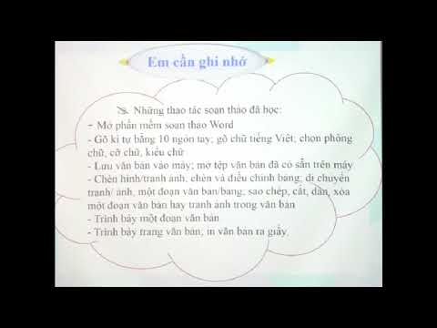 HDH Tin học 5 Chủ đề 2 Bài 5