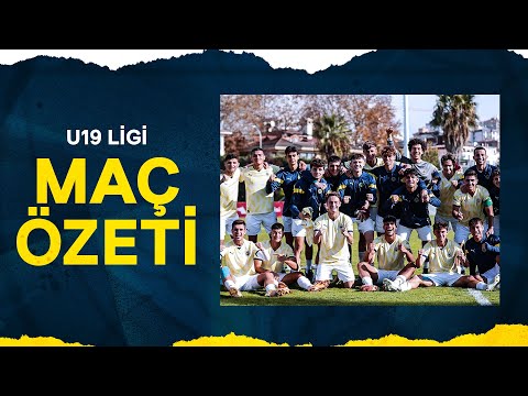 MAÇ ÖZETİ: Fenerbahçe 3-1 Göztepe (U19 Elit A Ligi 1. Grup)