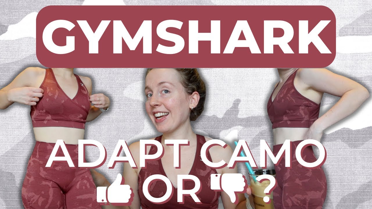 GYMSHARK ADAPT CAMO REVIEW (shorts & sports bra) 