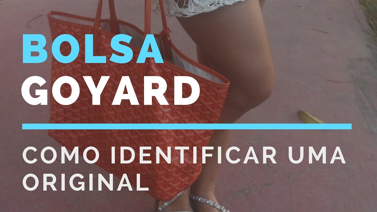 Cómo identificar una imitación de una bolsa Goyard – D´ro