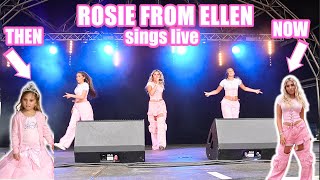 Child Ellen Star Rosie McClelland Sings Live at Festival Full VLOG!