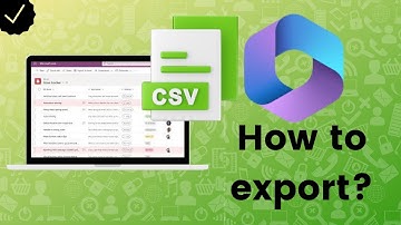 How to export Microsoft List to CSV file on Office.com?