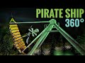 360° VR Pirate Ship Flat Ride POV Swinging rollercoaster 360 도 롤러코스터 ジェットコースター