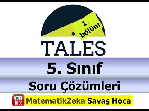 Tales Matematik 5.Sınıf Soru çözümleri 1.Bölüm