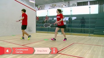 SquashStart Lesson 4 - Conditioned Games: Drop Zone