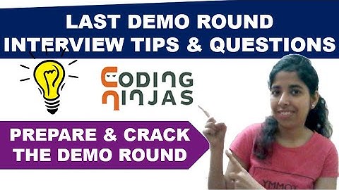 Interview Question Demo Round Coding Ninja | Coding Teaching Interview Questions | Demo Round