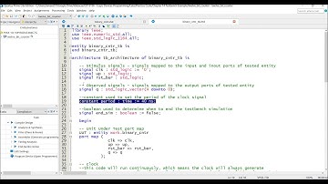 [CET3136C Logic Devices Programming]   Test Benches for Sequential Designs
