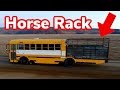 I rebuilt a bus for my horses