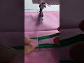 the sewing process of adding to a piece of fabric using a sewing machine#sewing