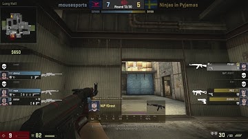 NIP f0rest 4K w/ Clutch vs Mousesports Cache @ ESL COLOGNE 2017