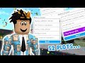 Showing ALL OF MY 52 BLOXBURG PLOTS... I have some strange houses