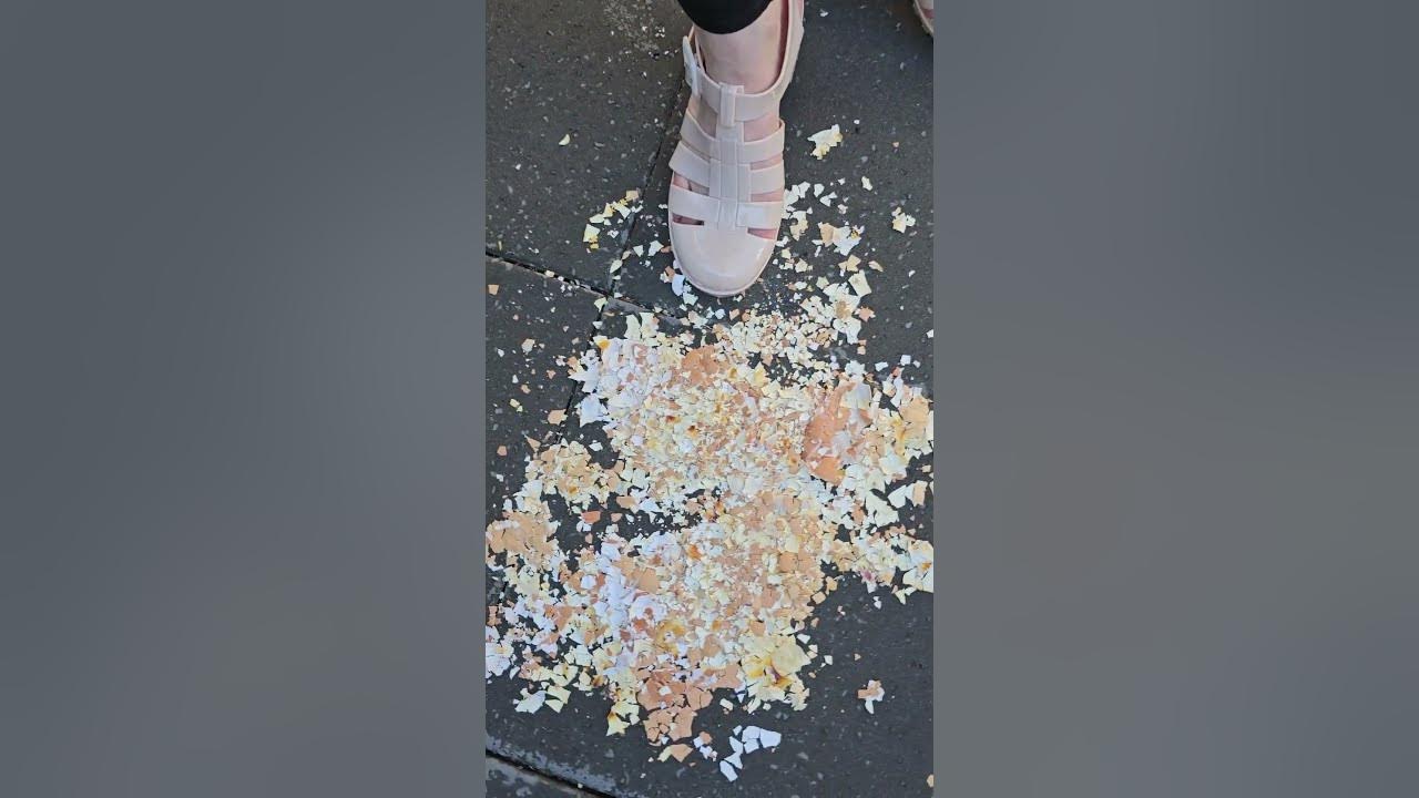 Charlotte vs. Eggshells: Crunching Eggshells in Nude Jelly Shoes Teaser Trailer