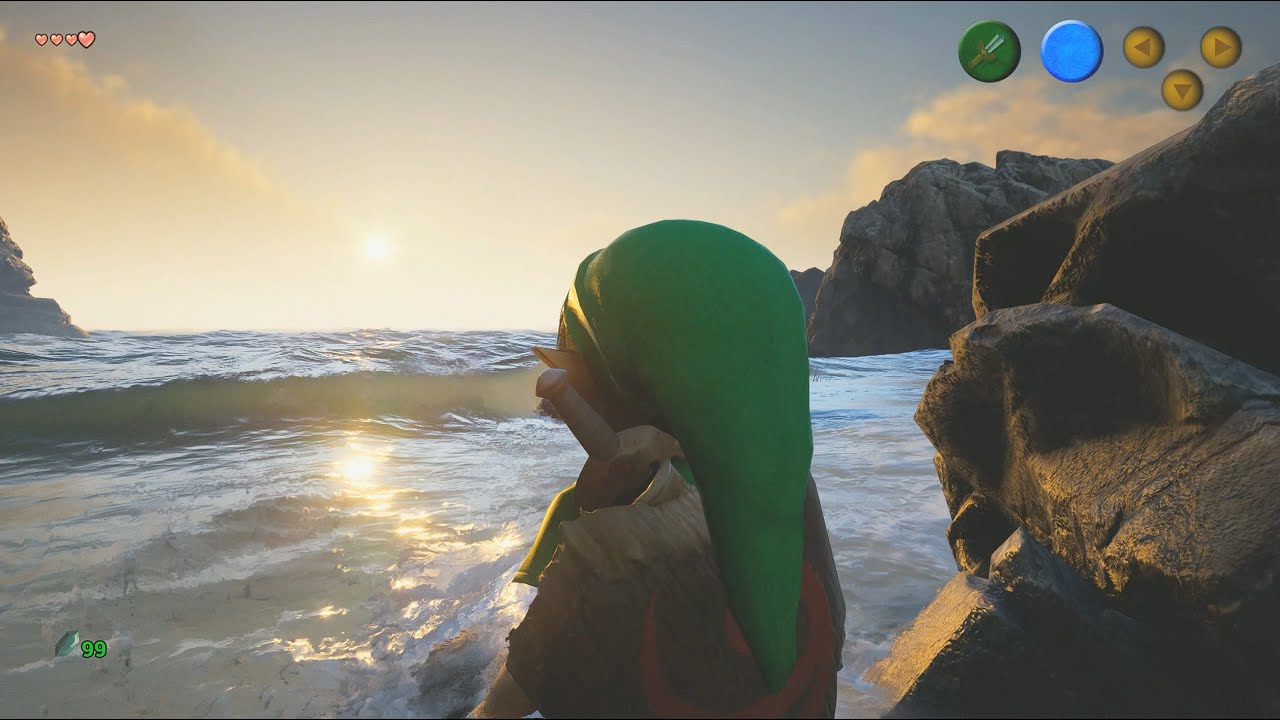 The Legend of Zelda: Ocarina of Time Unreal Engine 5 Remake With Water  Physics Looks Truly Mesmerizing