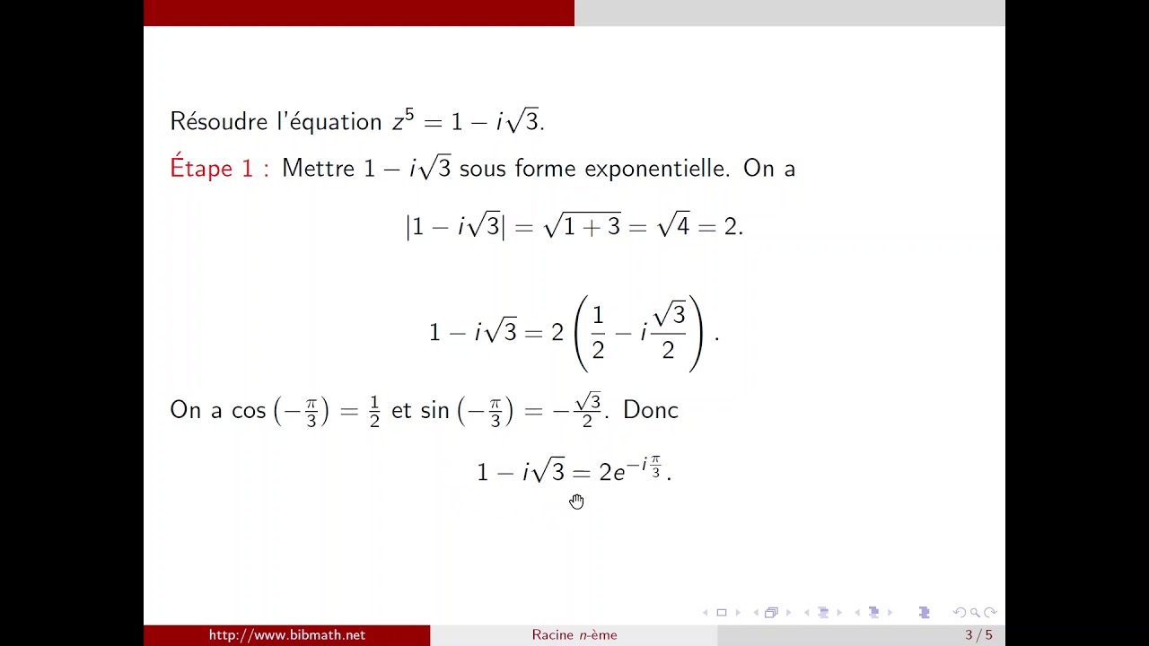 Methodes Nombres Complexes