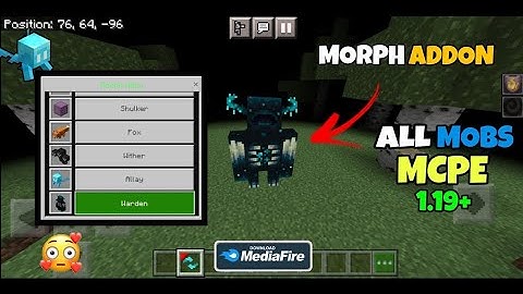 Minecraft Morph Mod In 1.19 | Morph Plus v5 | Minecraft Pe 1.19