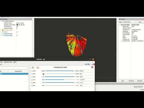 ROS pointcloud cropping at run time