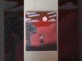 Crimson Moon Dreams | girl with balloon acrylic painting 🌙🎈 # art # nature