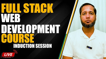 Full Stack Web Development Course (Induction Session) | Hafiz Ahmed